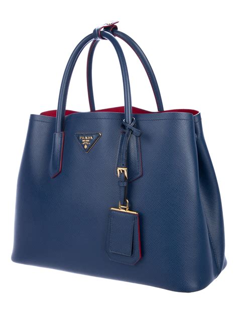 prada double cuir tote|prada saffiano cuir.